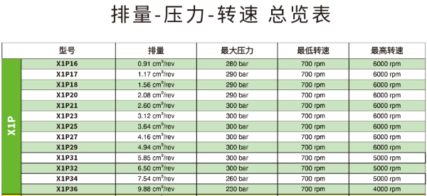 X1P ,X2P, X3P 系列意大利维沃尔Vivoil高压齿轮泵