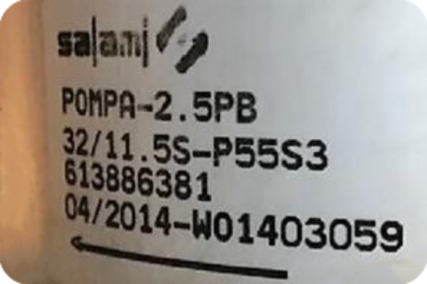 SALAMI萨拉米齿轮泵2.5PB32/11.5S-P55S3