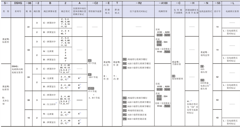 DSHG型号说明