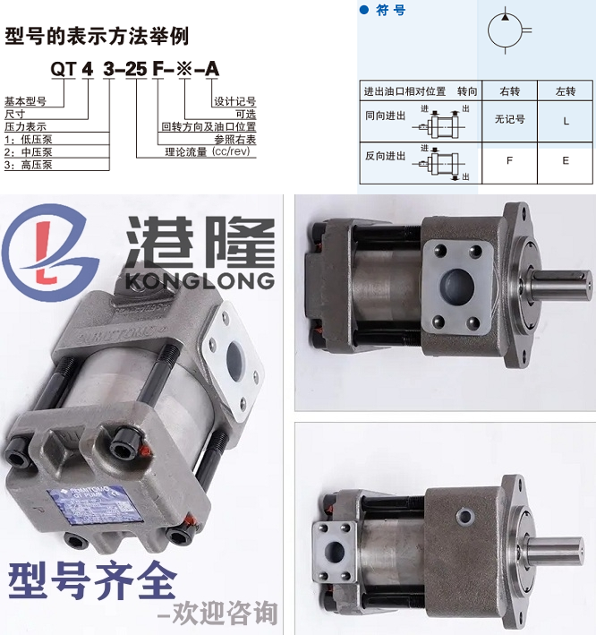 QT系列住友内啮合齿轮泵